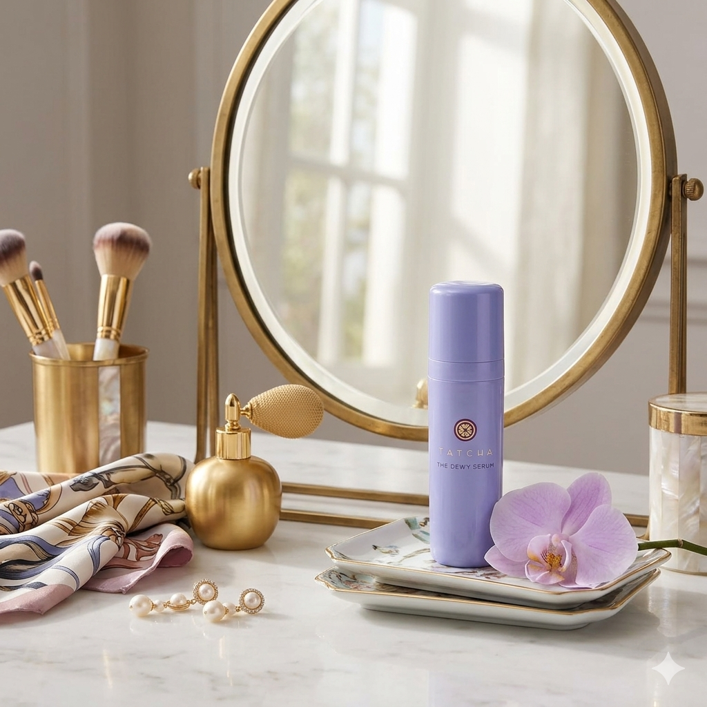 Tatcha The Dewy Serum | 3-in-1 Resurfacing, Plumping & Hydrating Serum