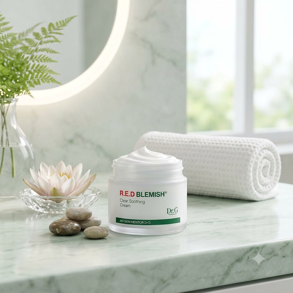 Dr. G R.E.D Blemish Clear Soothing Cream 50ml – Calming Moisturizer for Sensitive & Oily Skin
