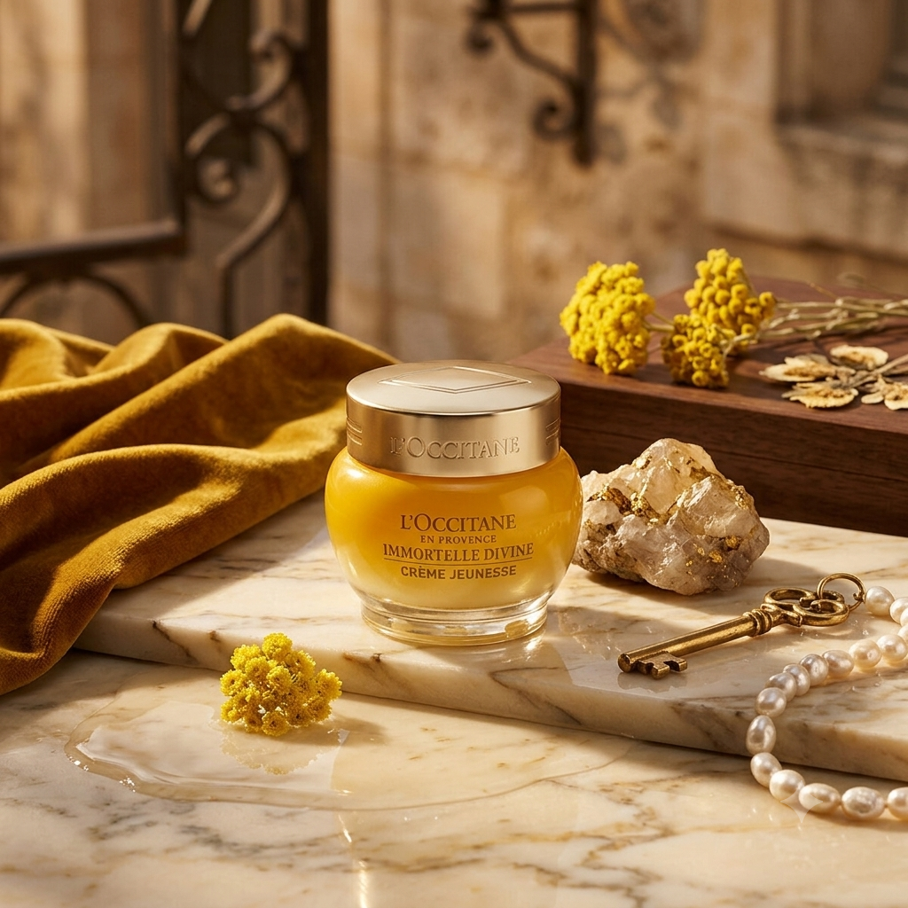 L'Occitane Immortelle Divine Cream | Anti-Aging Face Cream – Firms, Smooths & Brightens