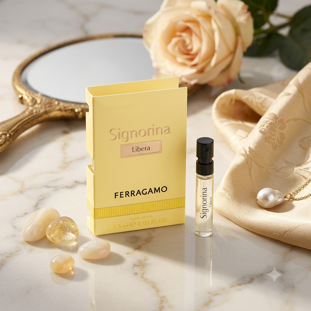 Ferragamo Signorina Libera EDP | Floral Fruity Women’s Perfume – Rose, Raspberry & Almond