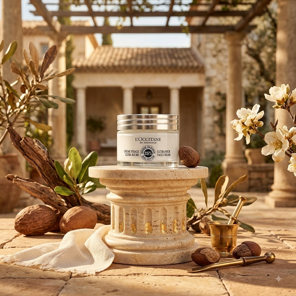 L'Occitane Shea Ultra Rich Face Cream | 25% Shea Butter Moisturizer for Dry & Sensitive Skin