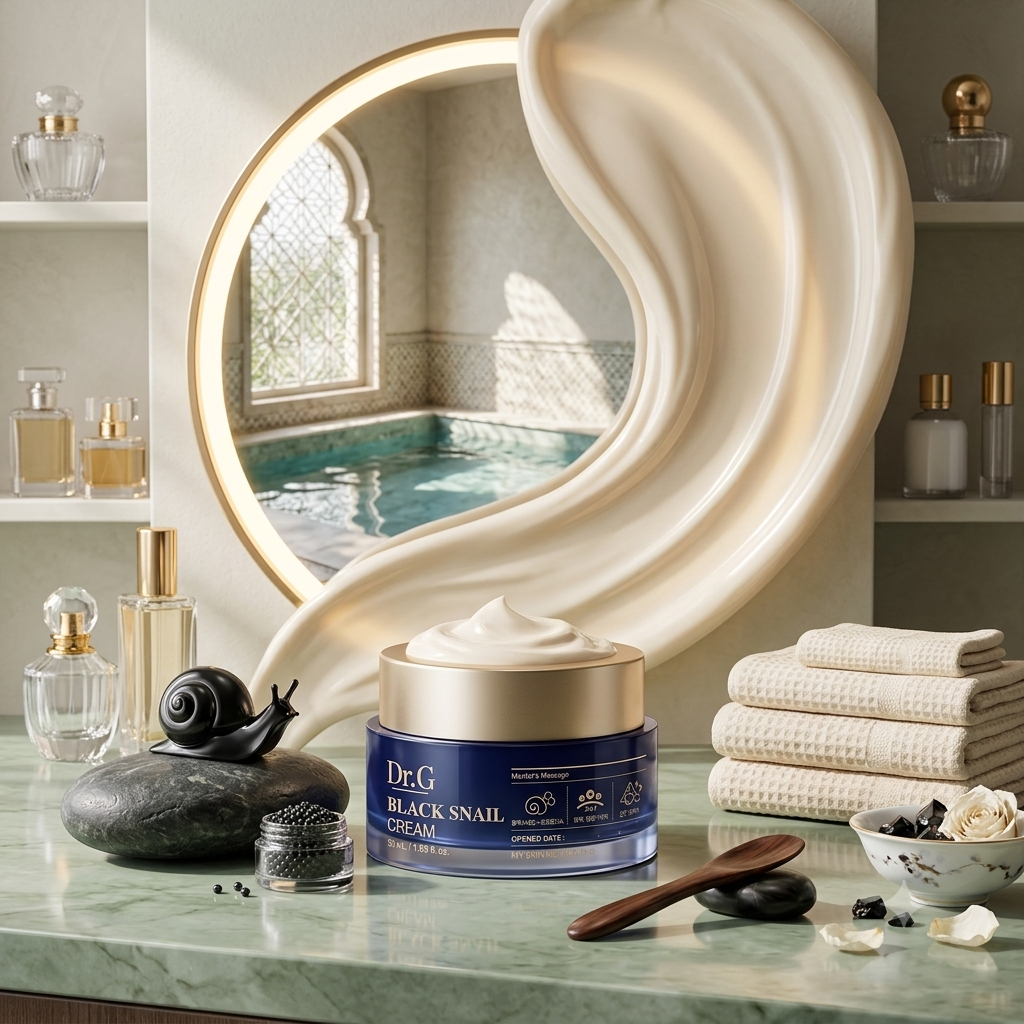 Dr. G Black Snail Cream - Korean Skincare with Snail Mucin