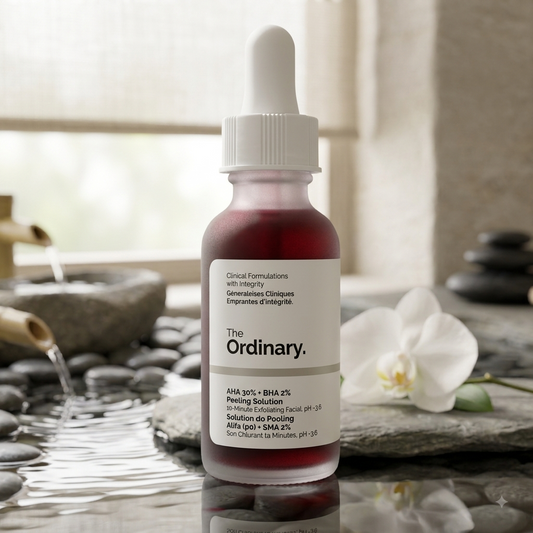 The Ordinary AHA 30% + BHA 2% Peeling Solution | 10-Minute Exfoliating Facial for Brighter, Smoother