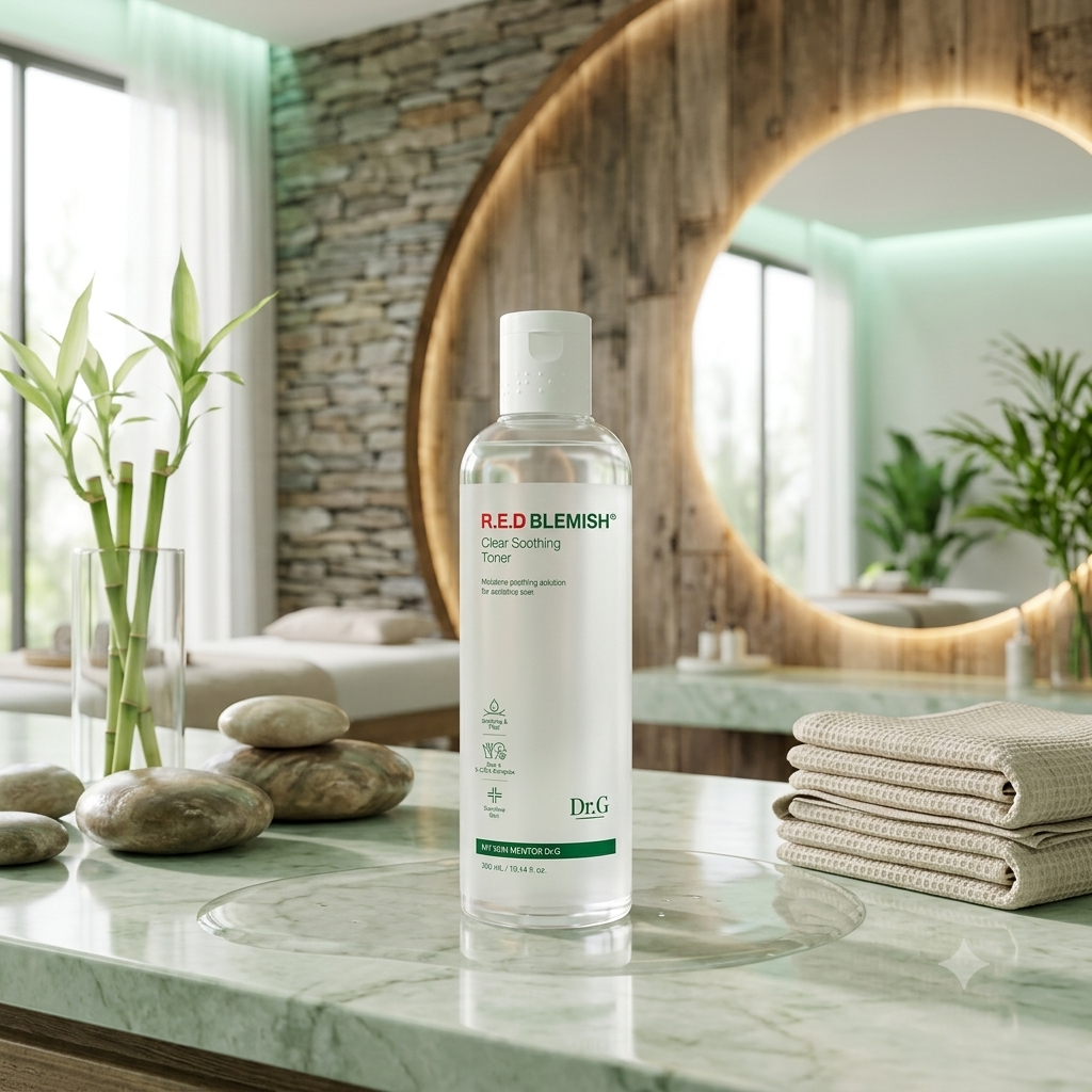 Dr. G R.E.D Blemish Clear Soothing Toner 300ml – Calming & Hydrating Korean Face Toner for Sensitive Skin