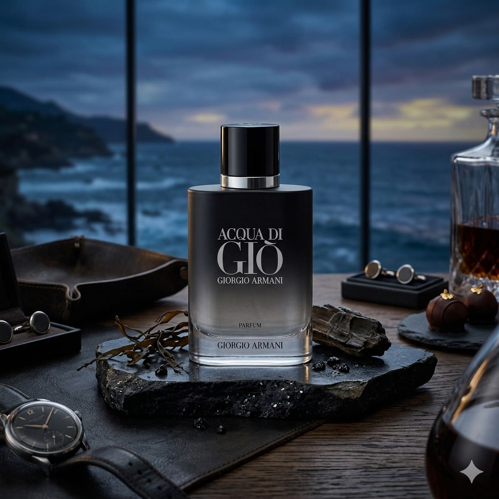 Giorgio Armani Acqua di Giò Parfum | Intense Fresh Woody Men's Fragrance | Long-Lasting