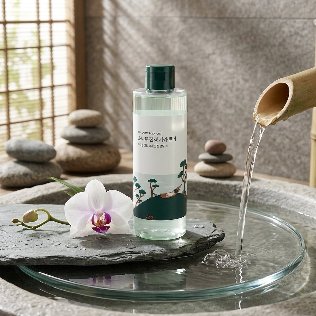 Round Lab Pine Calming Cica Toner | Soothing Low-pH Toner with Pine Cica & Hyaluronic Acid