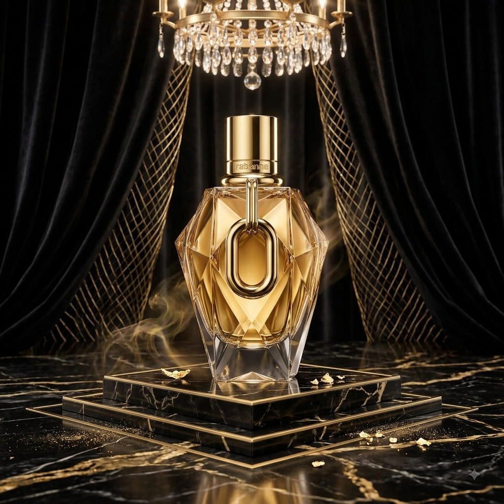 Rabanne Million Gold for Her EDP | Floral Women’s Perfume – Rose, White Flowers & Mineral Musk