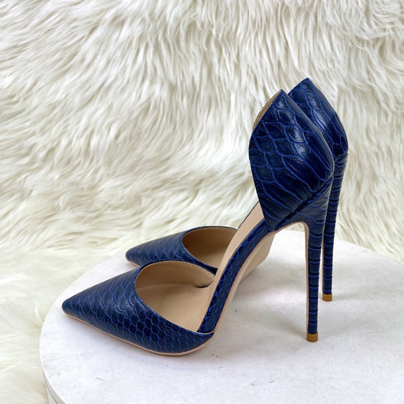 Christian Louboutin Navy Kate 100 Heels in Blue | Lyst